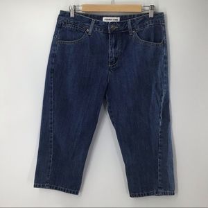 Cowboy Stars Blue Jean Capri Excellent Used Condition Medium 33x18